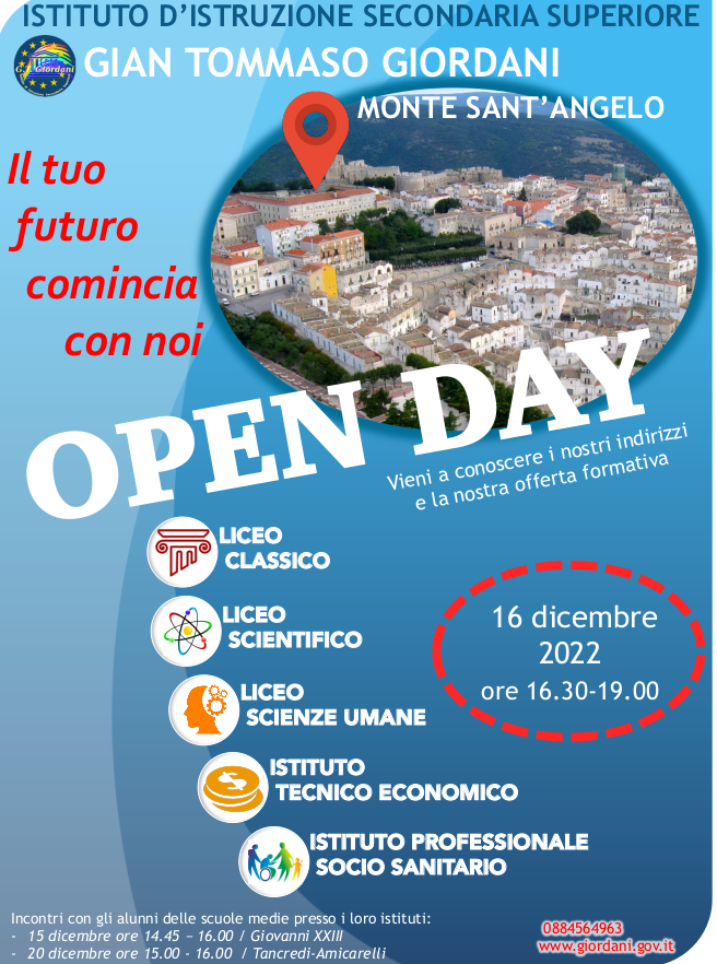 Open Day G.T.Giordani